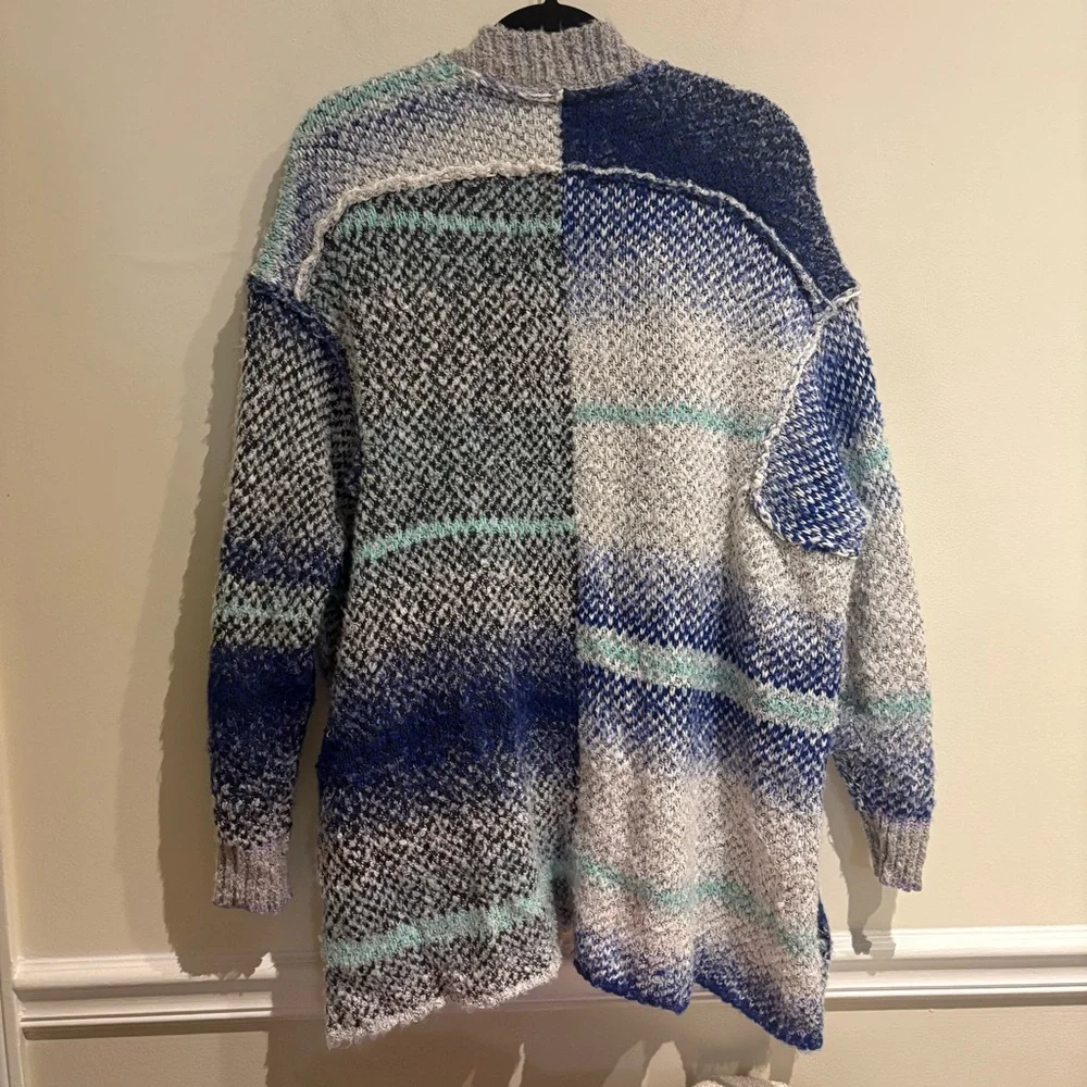 Free People Daydreamer Cardigan Sparkling Seas Size XS Extra Small - Picture 8 of 12